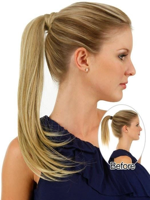 18" Simply Straight Pony | Synthetic Ponytail (Wrap-Around)