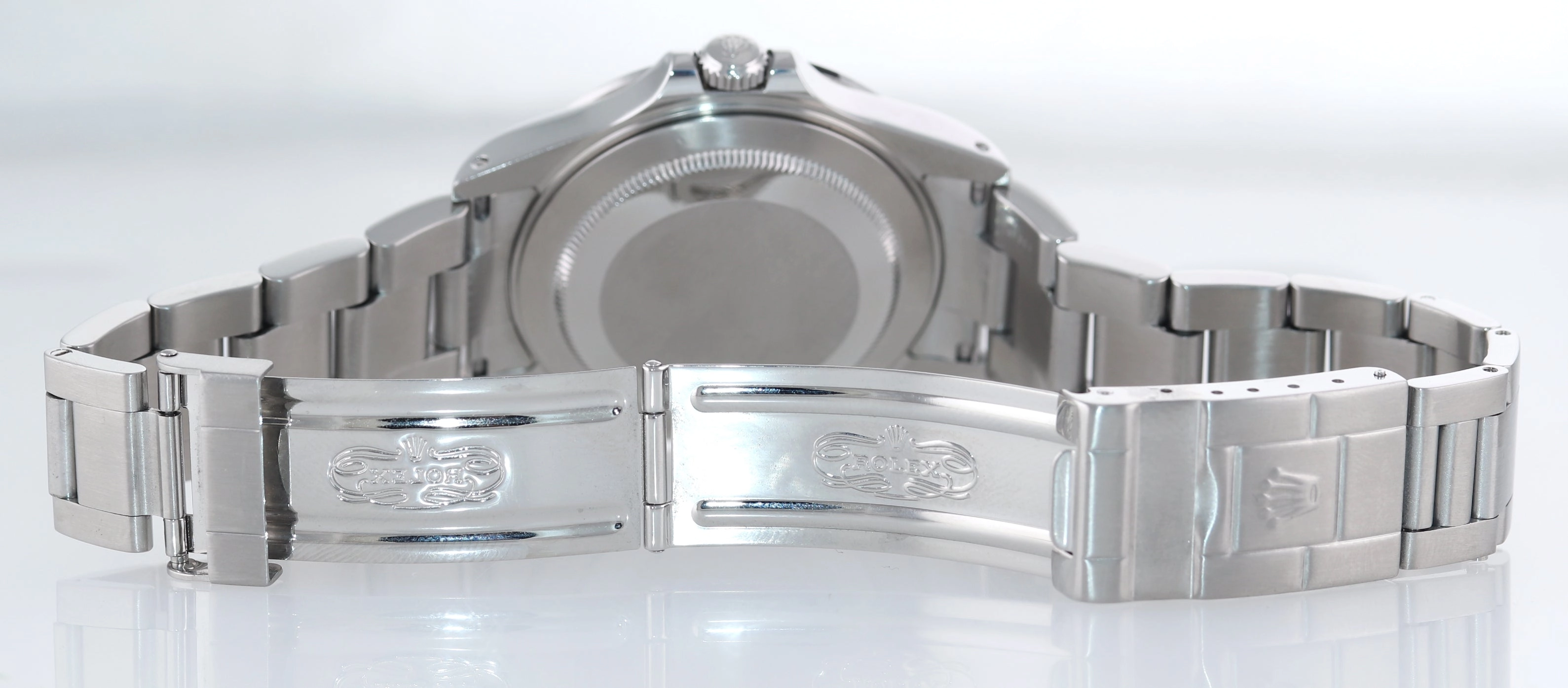 2001 MINT Rolex Explorer II 16570 Stainless Steel Black Dial GMT 40mm Watch Box