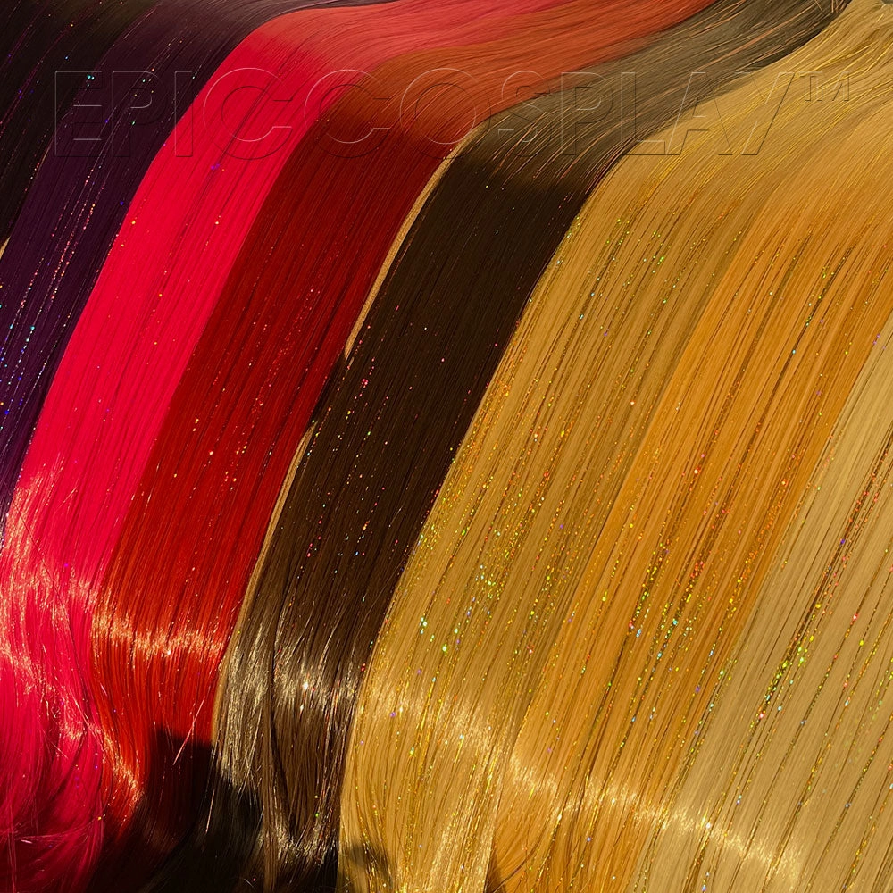 35" Tinsel Blended Weft Extension - Natural Blonde