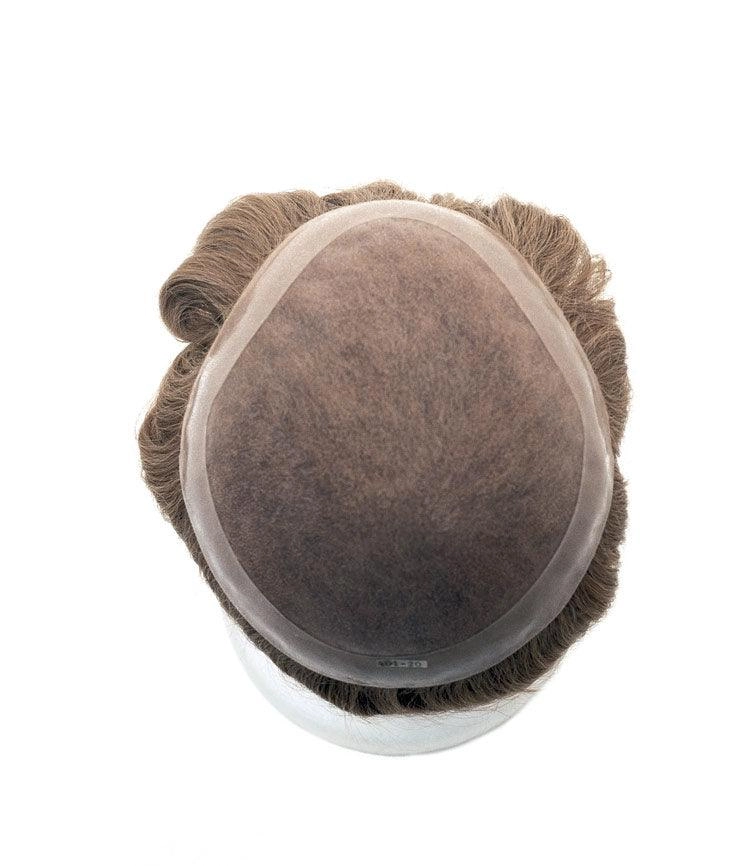 401 Mens System H by WIGPRO: Mono-top Human Hair Topper