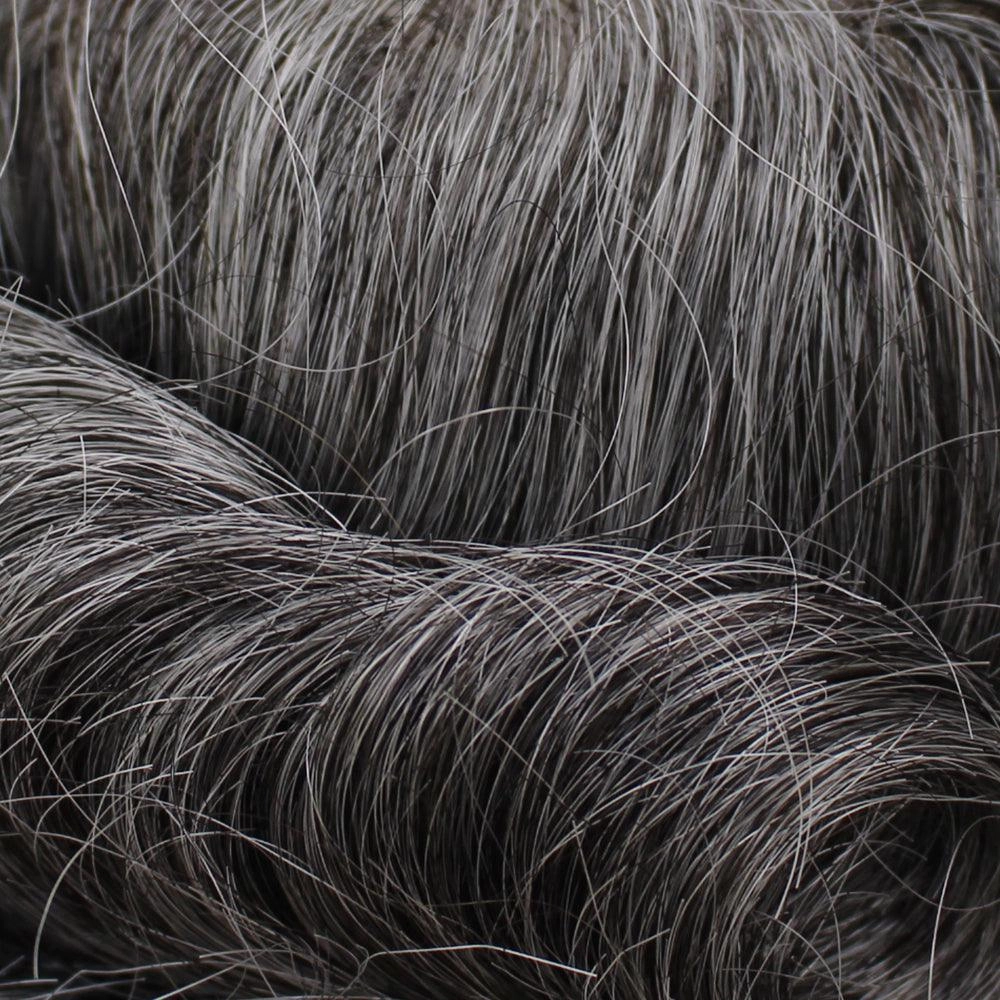 401 Mens System H by WIGPRO: Mono-top Human Hair Topper