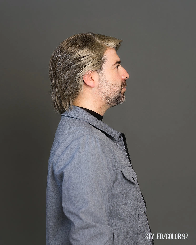 421 Apollo by WIGPRO: Mens Human Hair Wig