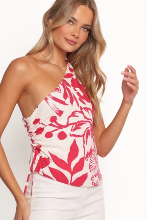 Amara One Shoulder Top - Rosalind