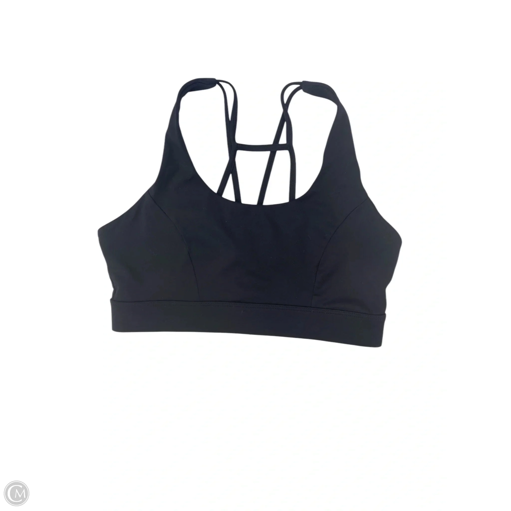 Athletic Bra By Clothes Mentor In Black, Size: M