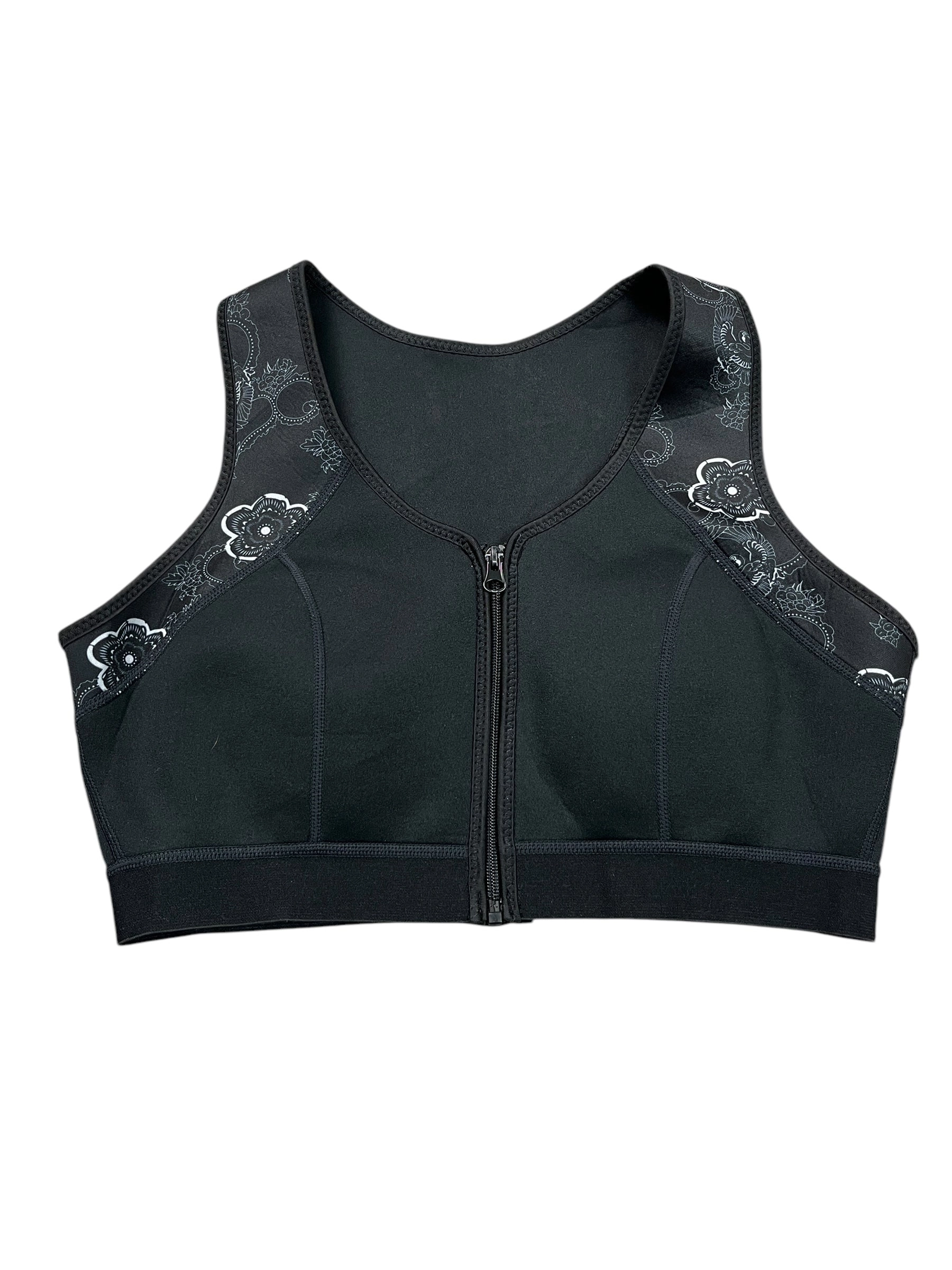 Athletic Bra By Clothes Mentor In Black, Size:L