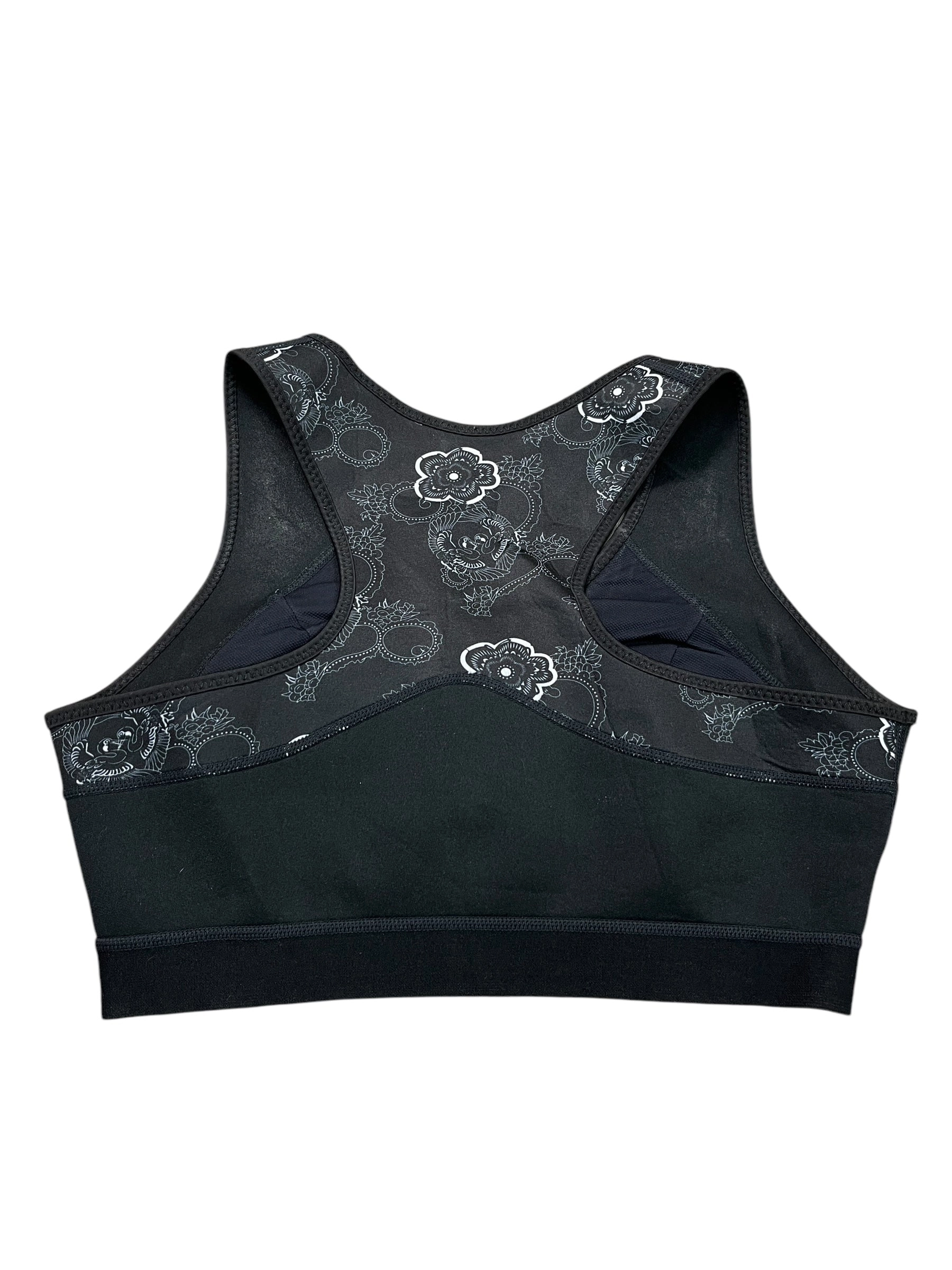 Athletic Bra By Clothes Mentor In Black, Size:L