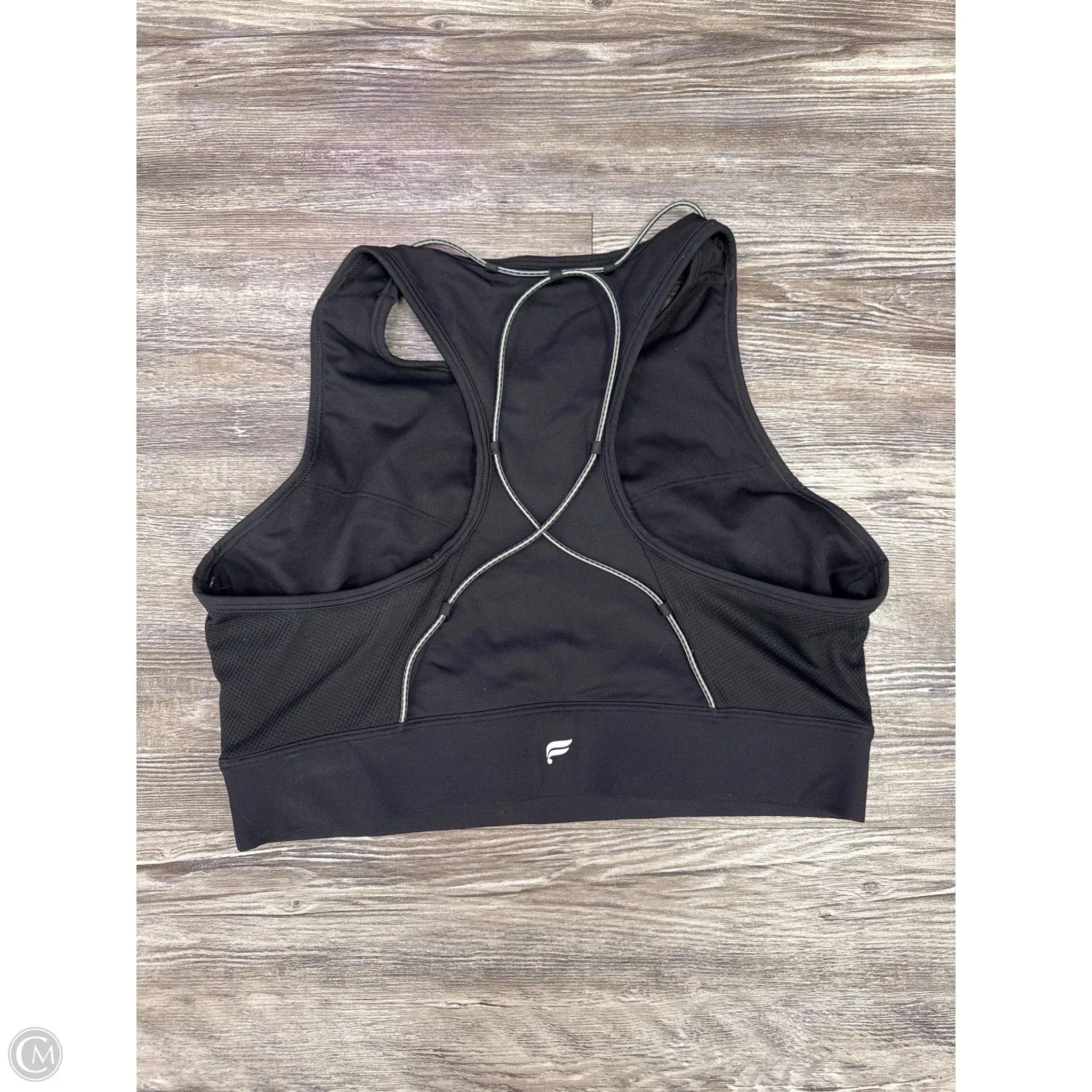 Athletic Bra By Fabletics In Black, Size: M