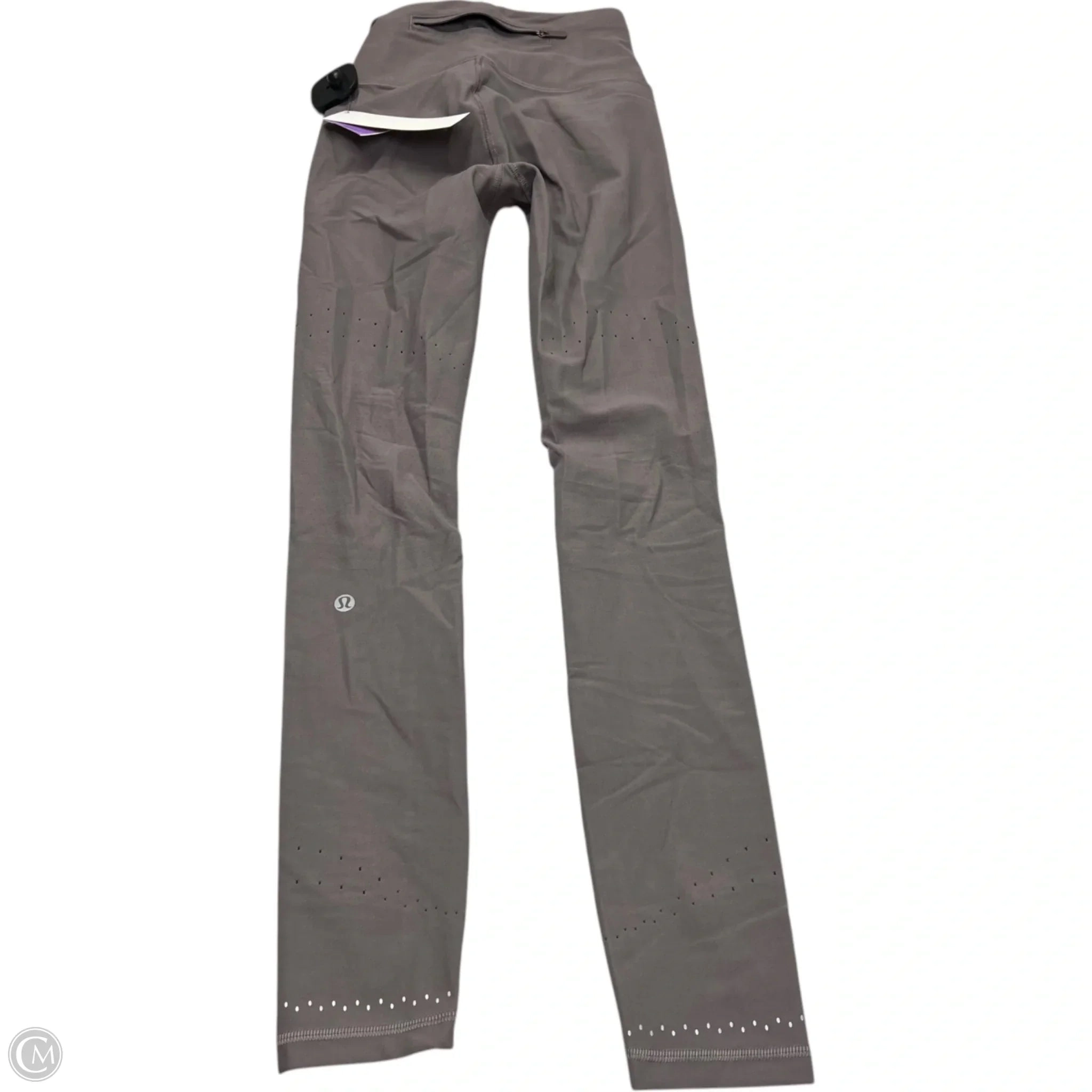 Athletic Leggings By Lululemon In Grey, Size: S