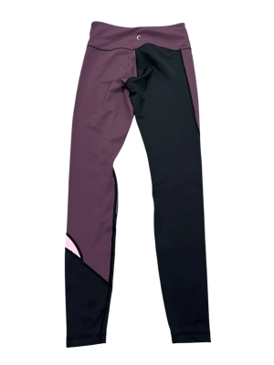 Athletic Leggings By Zyia In Black & Purple, Size:S