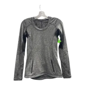 Athletic Top Ls Collar By Pelifestyle In Grey, Size:S