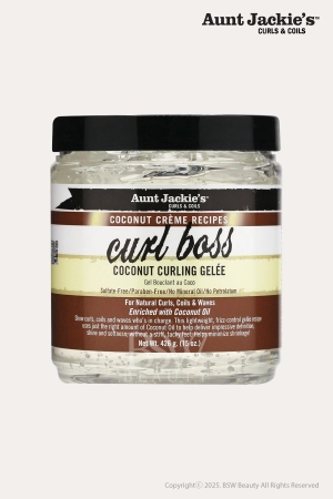 AUNT JACKIES COCONUT CREME CURL BOSS COCONUT CURLING GELEE 15oz