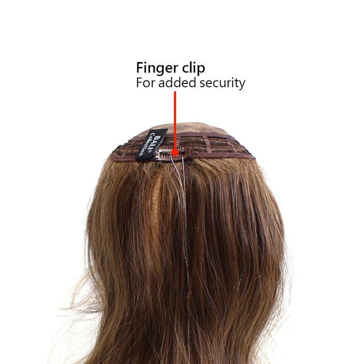BA881 Synthetic Mono Top L Hairpiece by WigPro | Bali Synthetic Hair Pieces