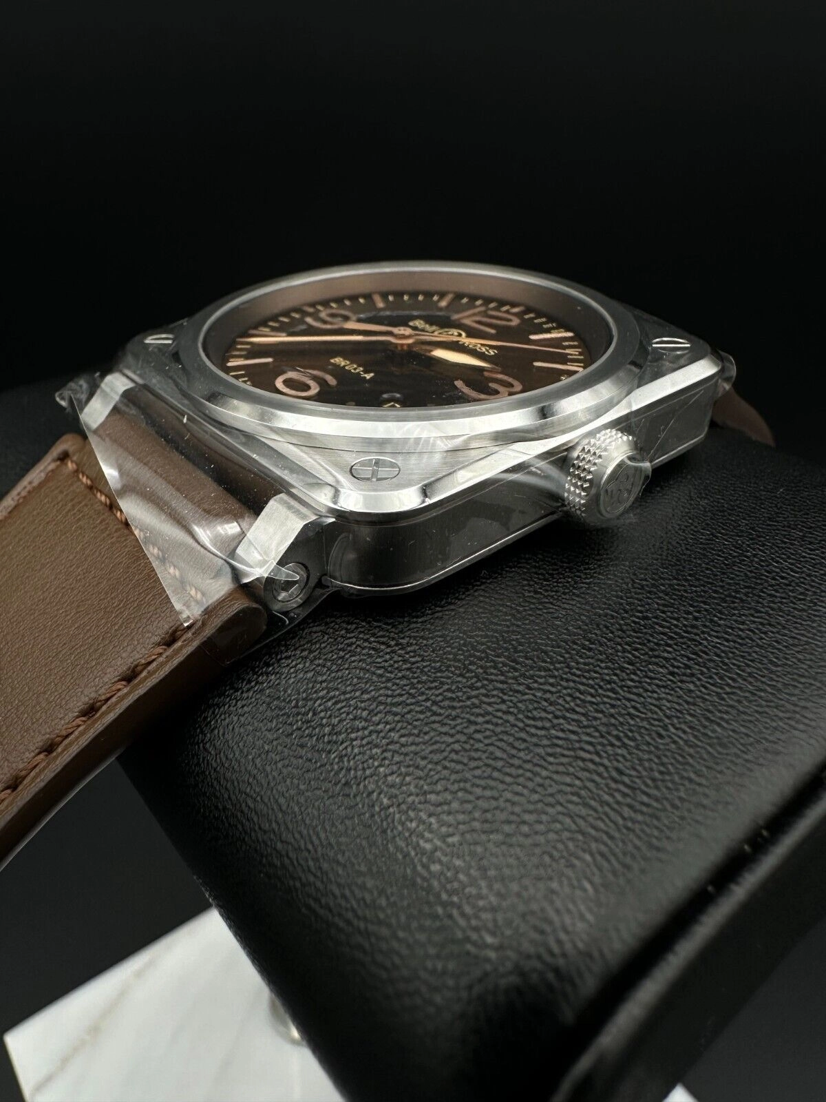 Bell & Ross BR-03 Golden Heritage 41mm Brown Dial Men's Watch BR03A-GH-ST/SCA