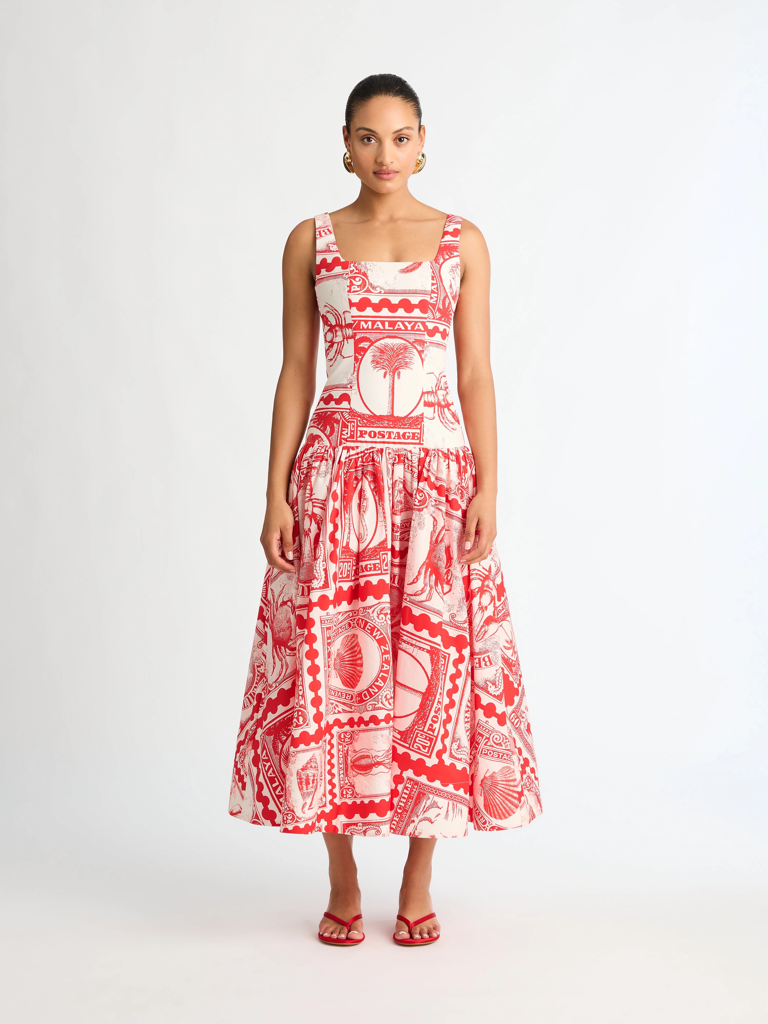 BERMUDA POST MAXI DRESS