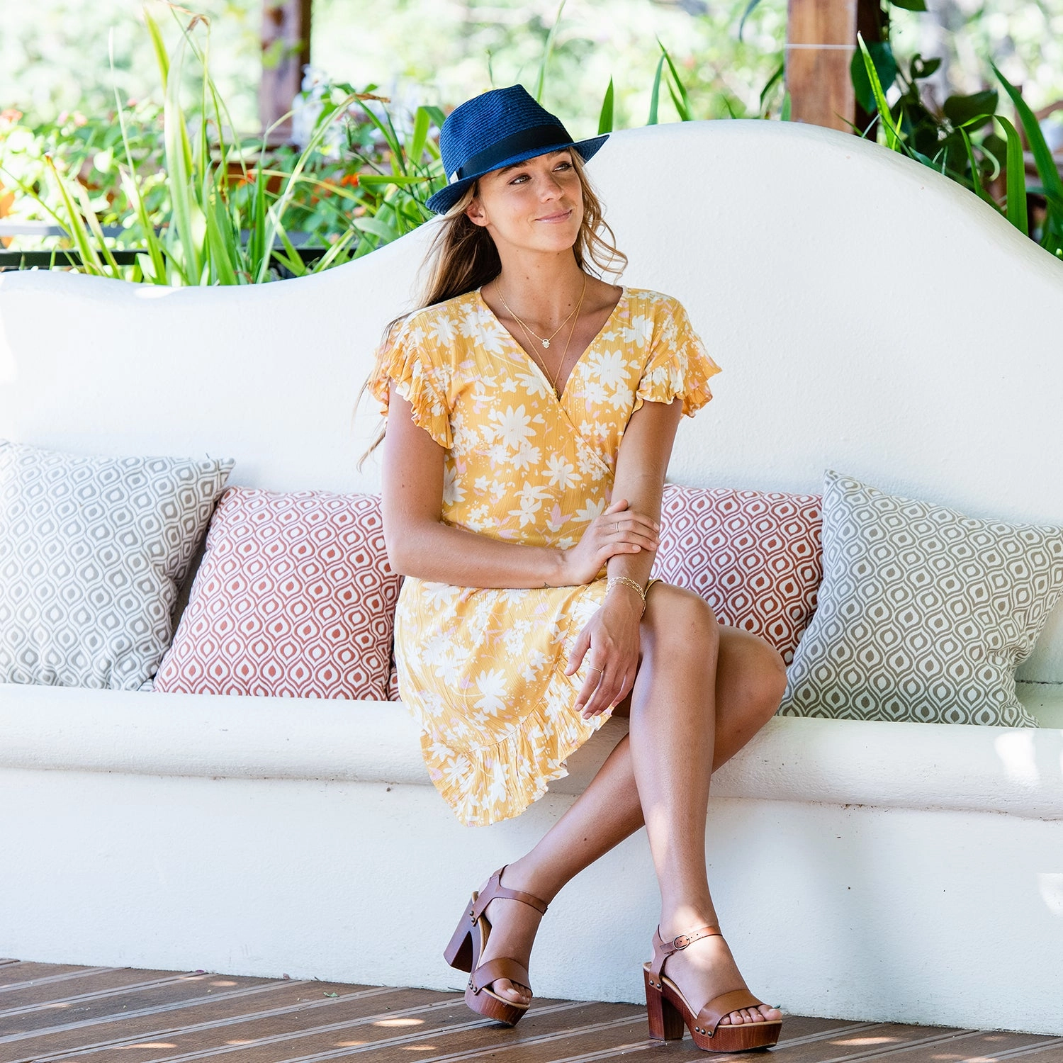 Carkella Del Mar Trilby-Mixed Navy