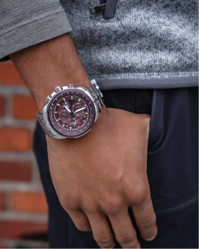 Chronomaster Men's All Stainless Steel Day/Date