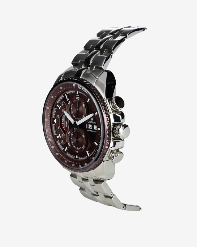 Chronomaster Men's All Stainless Steel Day/Date