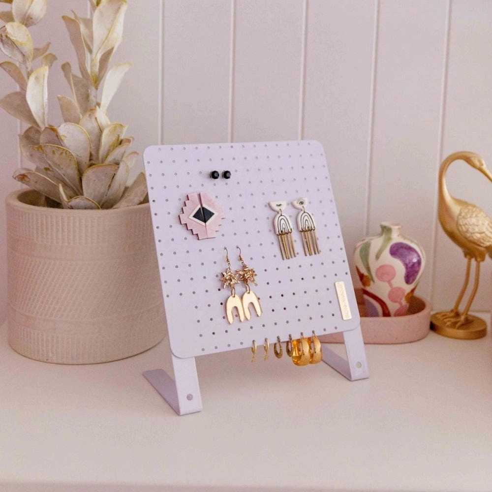Classic Earring Holder -- Lilac - Up to 120 Pairs