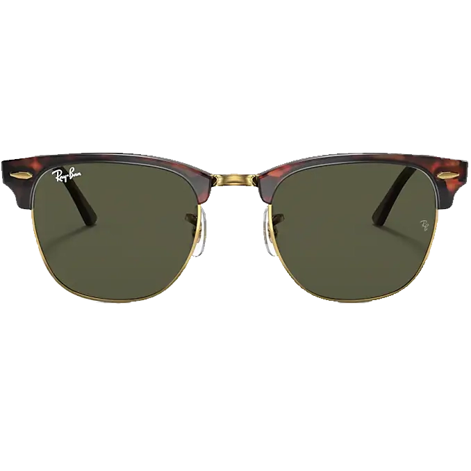 Club Master Low Bridge Polished Tortoise/Green