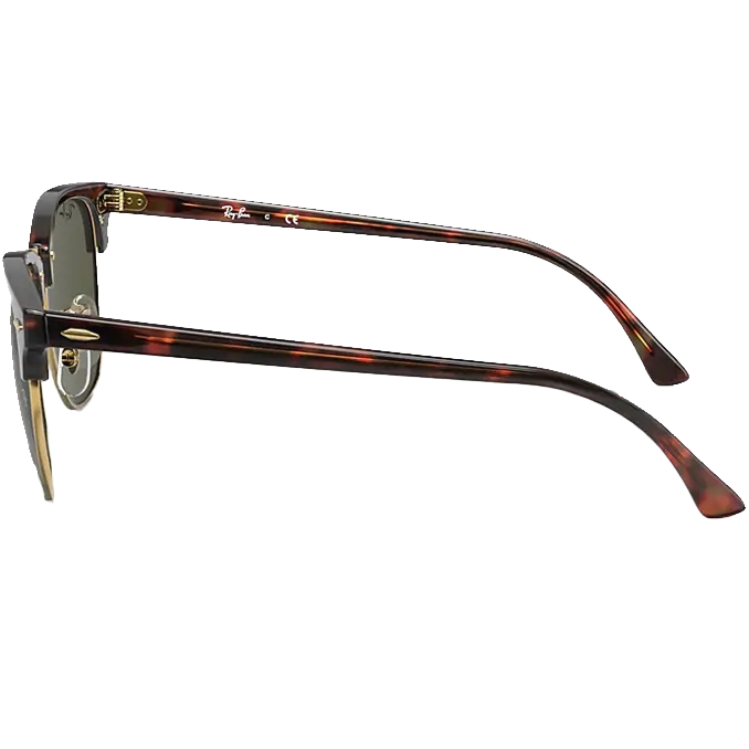 Club Master Low Bridge Polished Tortoise/Green
