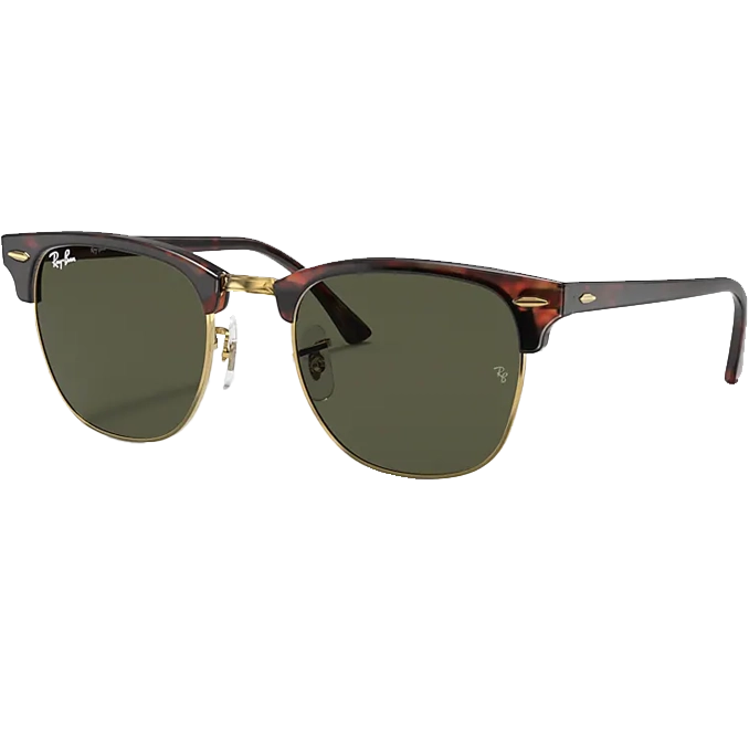 Club Master Low Bridge Polished Tortoise/Green