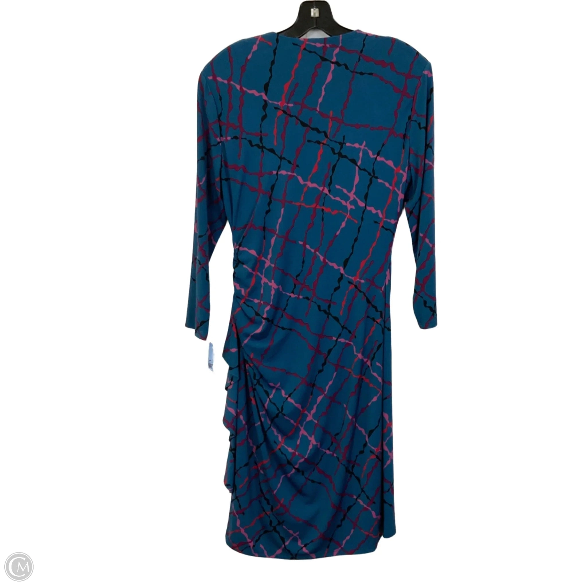 Dress Party Midi By Anne Klein In Navy, Size: M