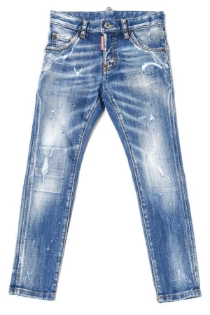 Dsquared2 Kids Cool Guy Logo Patch Jeans