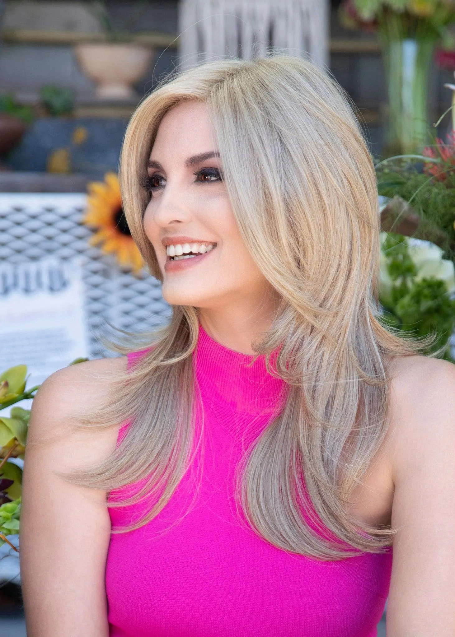 Erica Wig by Envy | Human Hair Blend (Mono Top)
