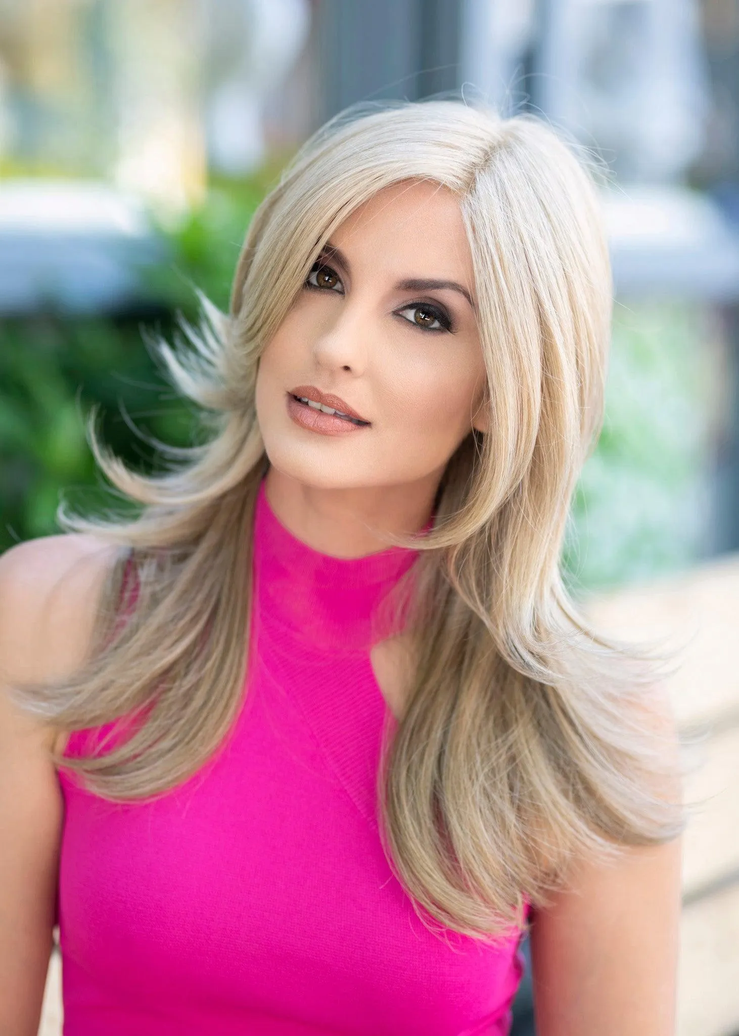 Erica Wig by Envy | Human Hair Blend (Mono Top)