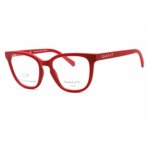 Gant Women's Eyeglasses - Full Rim Matte Red Plastic Rectangular Frame | GA4138 067