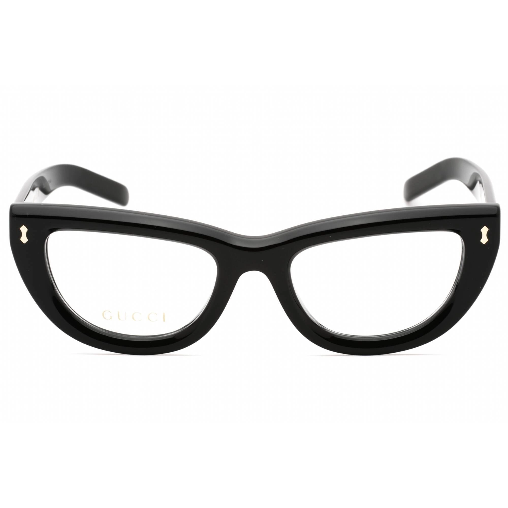Gucci Women's Eyeglasses - Black Cat Eye Full Rim Plastic Frame | GG1521O 001
