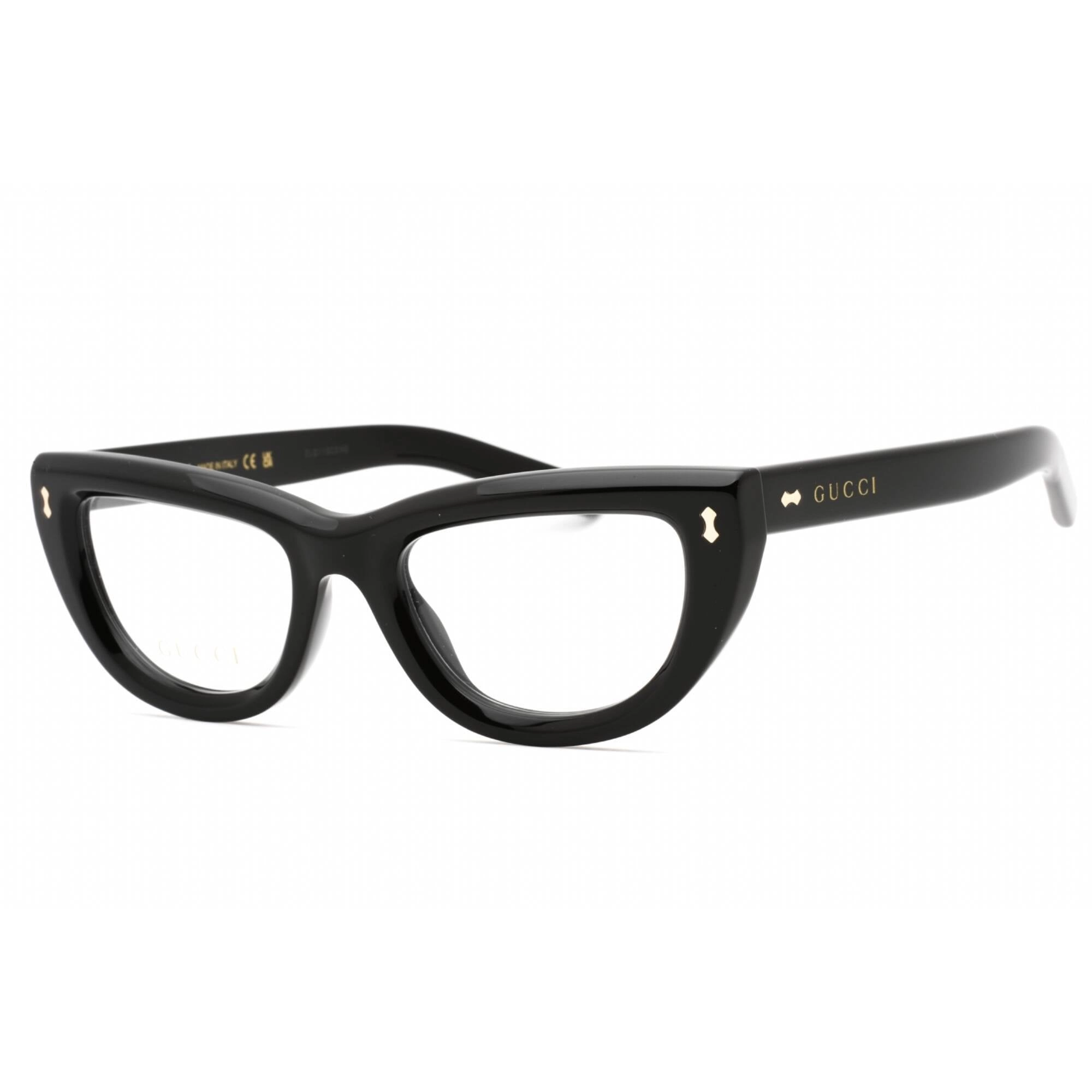Gucci Women's Eyeglasses - Black Cat Eye Full Rim Plastic Frame | GG1521O 001