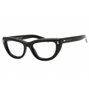 Gucci Women's Eyeglasses - Black Cat Eye Full Rim Plastic Frame | GG1521O 001