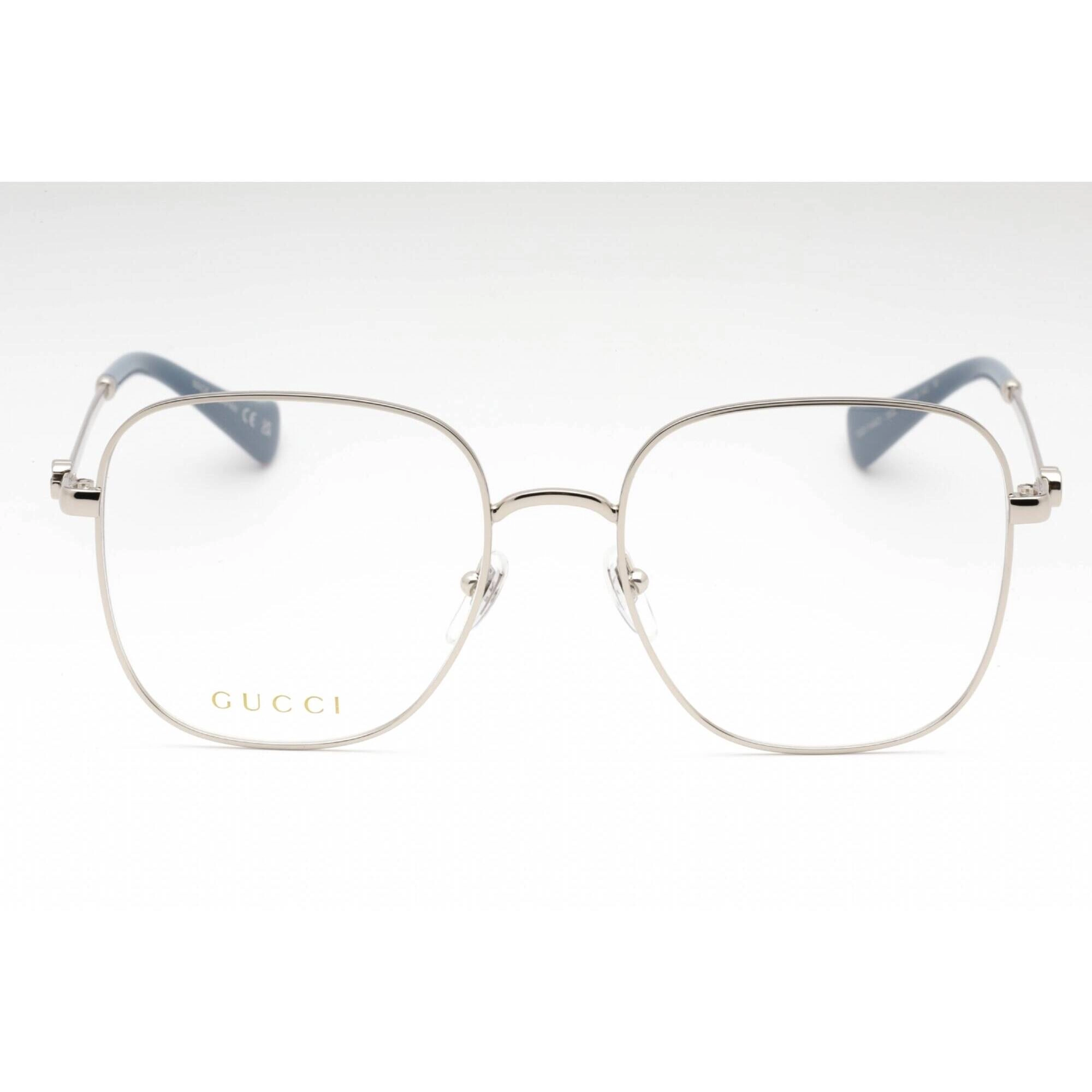 Gucci Women's Eyeglasses - Silver Butterfly Full Rim Metal Frame | GG1144O 002