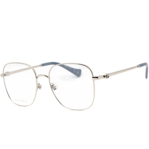 Gucci Women's Eyeglasses - Silver Butterfly Full Rim Metal Frame | GG1144O 002