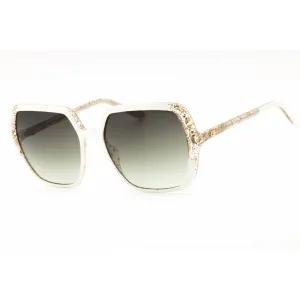 Guess Women's Sunglasses - White Plastic Square Frame Green Lens | GU7883 21P