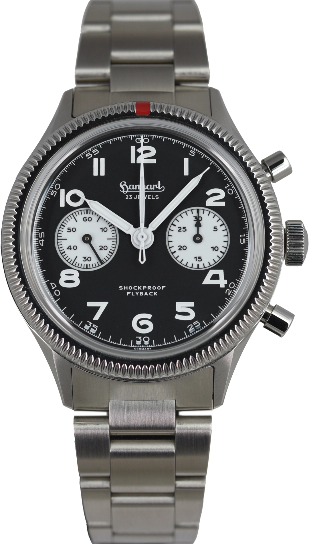 Hanhart Pioneer 417 ES Flyback Reverse Panda 42 (Pre-owned)