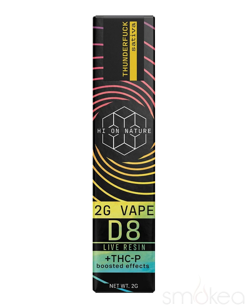Hi On Nature 2g Delta 8   THCP Live Resin Vape - Thunderfuck