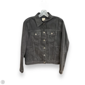 Jacket Denim By Gap In Black, Size: M