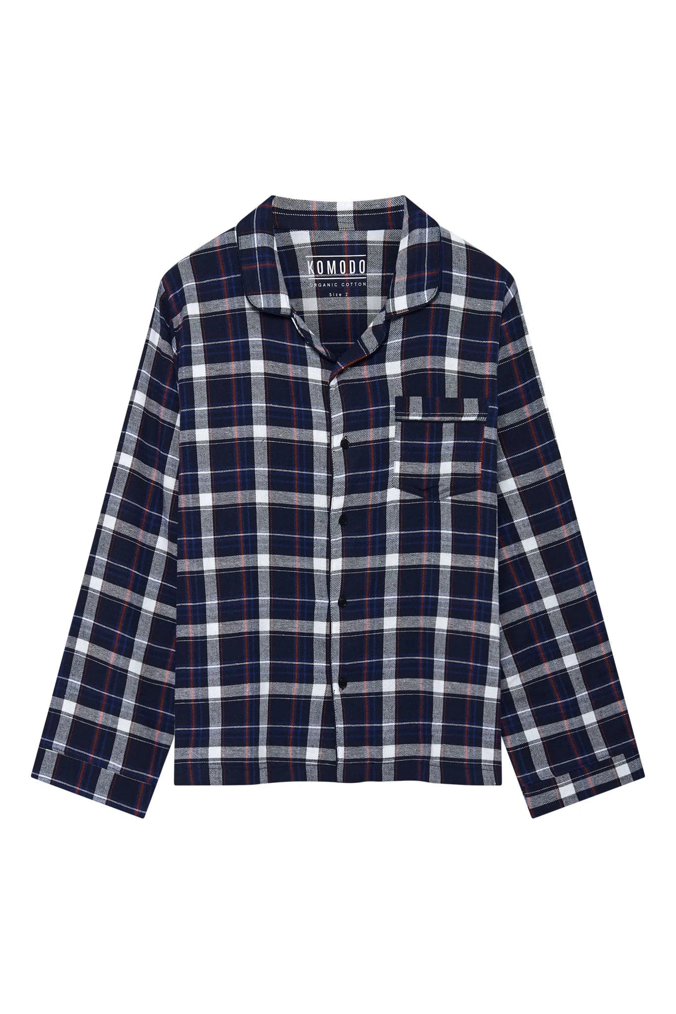 Jim Jam Men's Organic Cotton Pyjama Set | Dark Navy