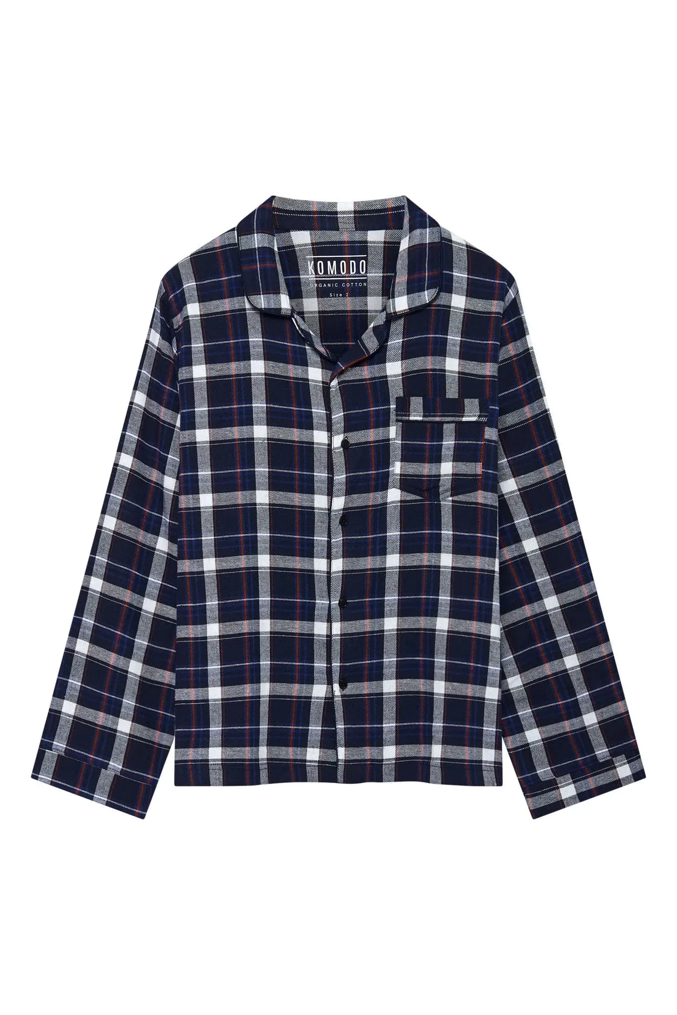 Jim Jam Men's Organic Cotton Pyjama Set | Dark Navy