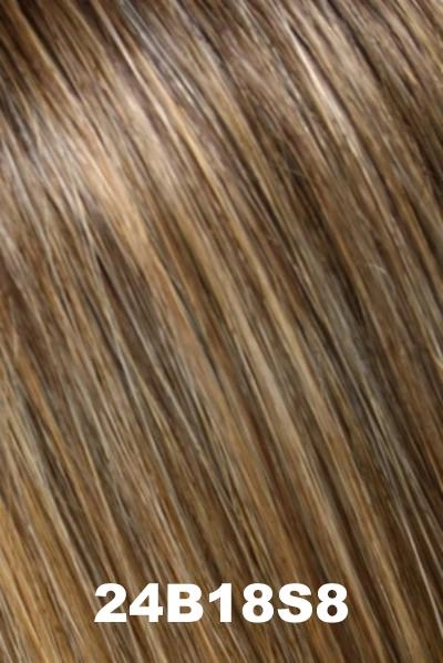 Jon Renau Toppers - EasiPart French 8" (#739) - Remy Human Hair