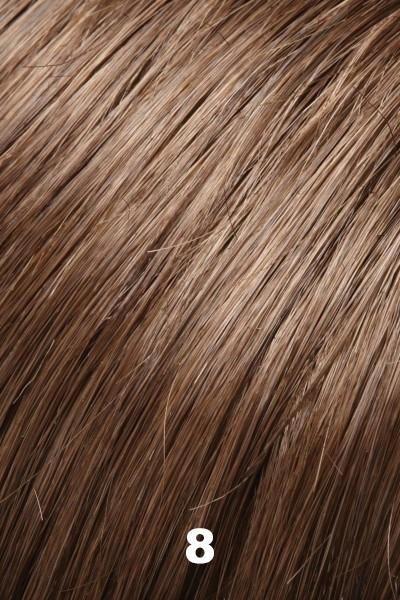 Jon Renau Toppers - EasiPart French 8" (#739) - Remy Human Hair