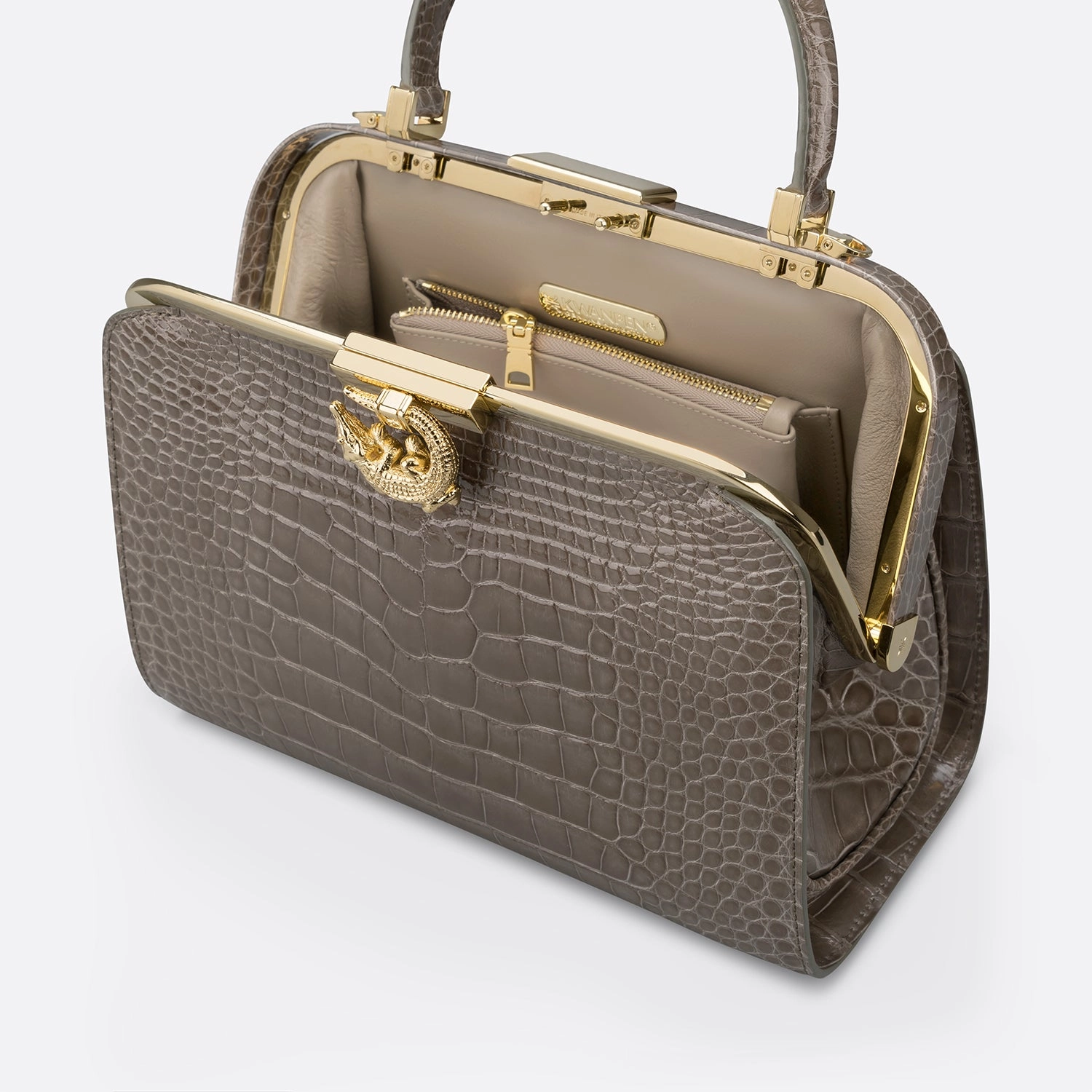 KP HOMAGE CRESCENT CHARM HANDBAG