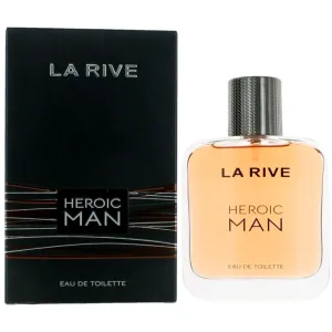 La Rive Men's Eau De Toilette Spray - Heroic Man Spices, Warm Woods, Amber, 3.4 oz