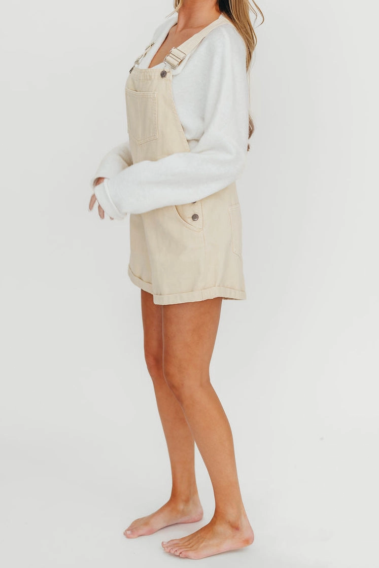 Loren Overalls in Sand Stone