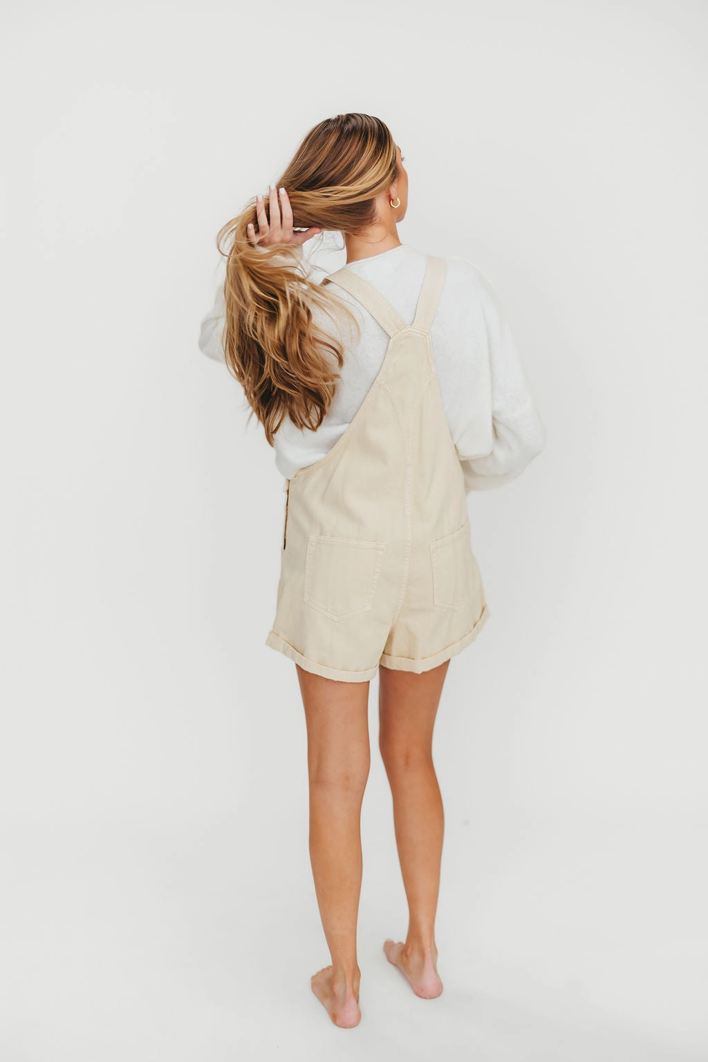 Loren Overalls in Sand Stone
