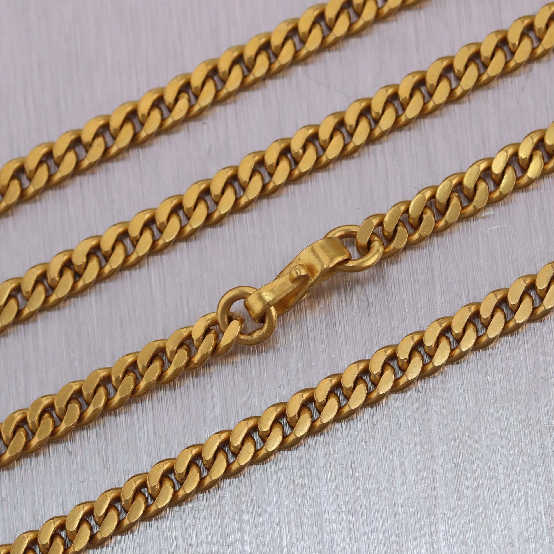 Men's 50.97g 18k Yellow Gold Cuban Link Chain 29" Necklace