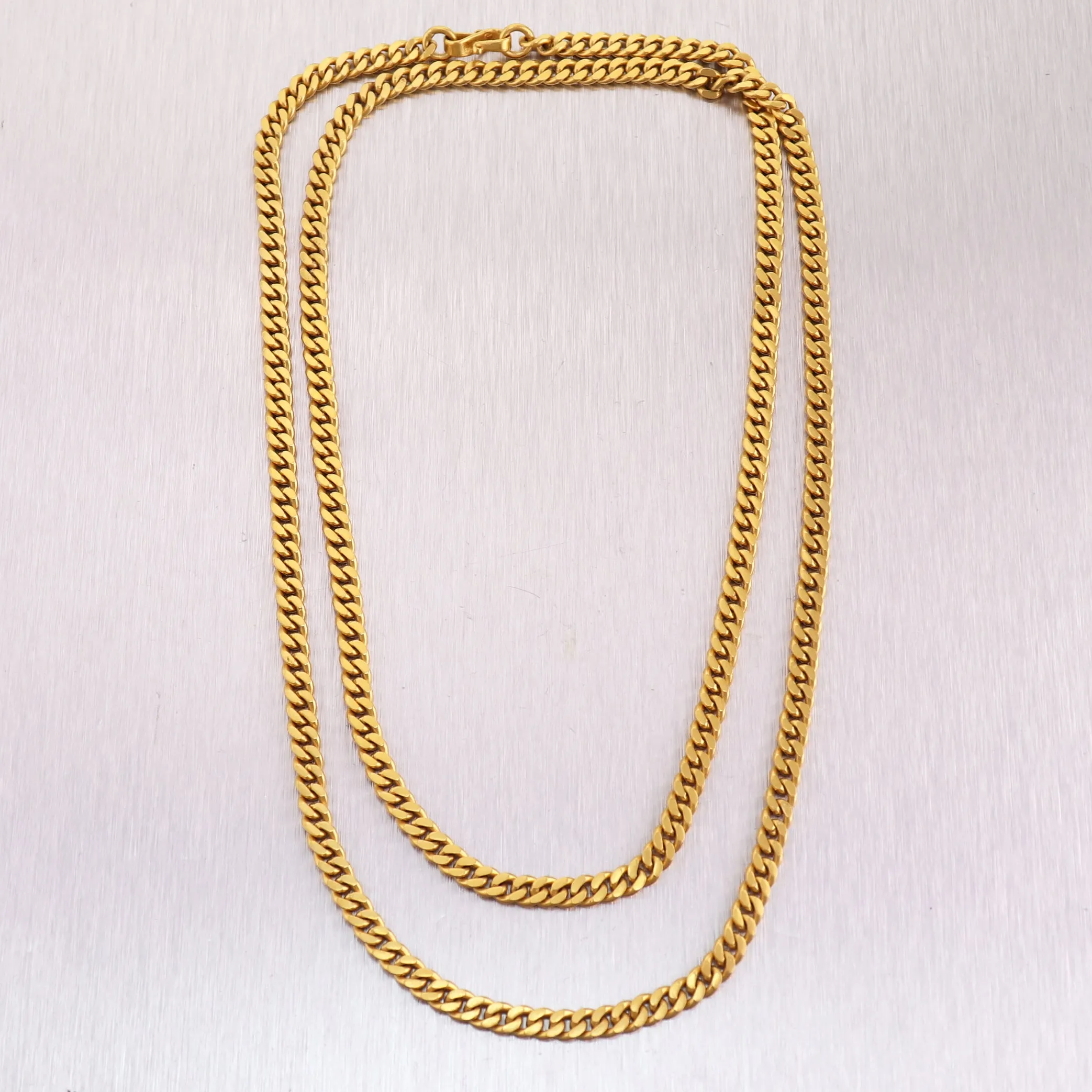 Men's 50.97g 18k Yellow Gold Cuban Link Chain 29" Necklace