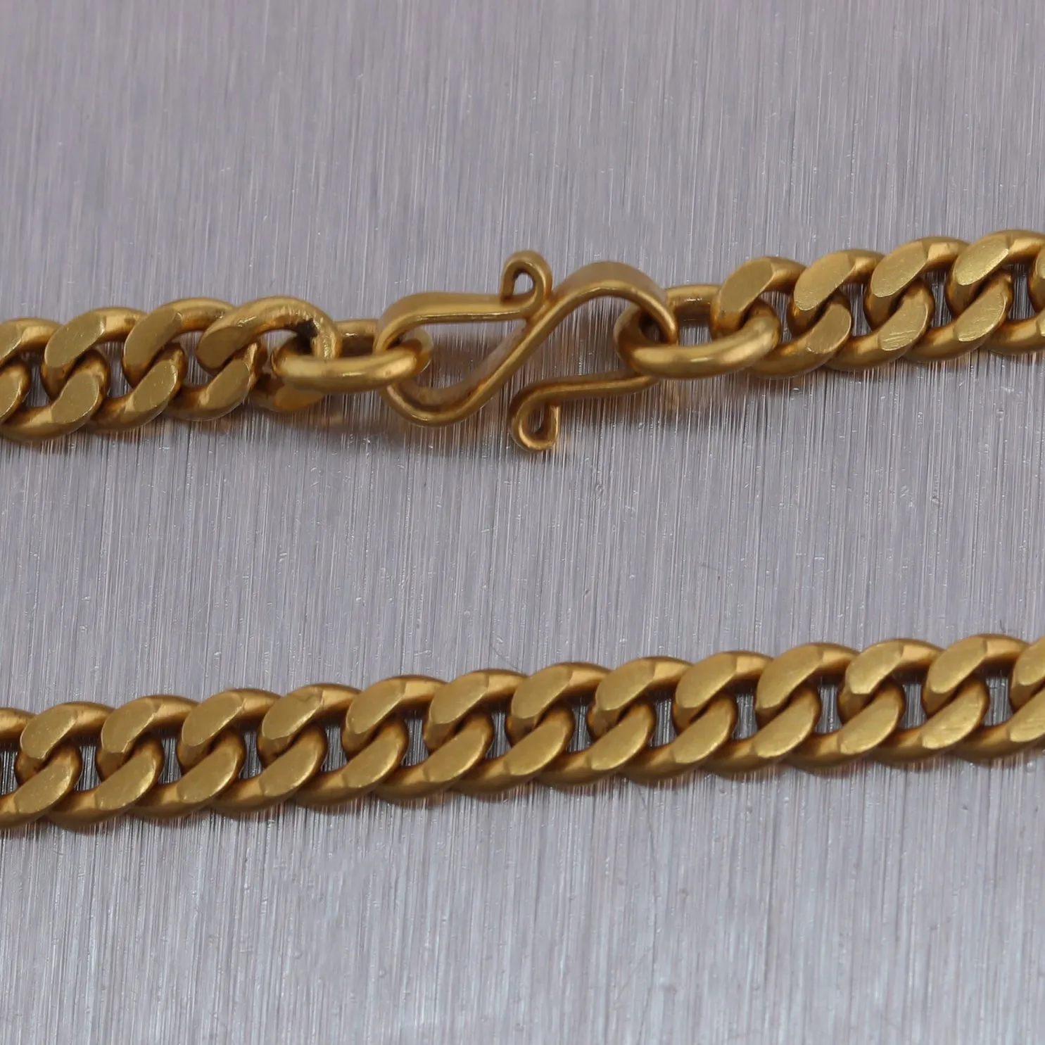 Men's 50.97g 18k Yellow Gold Cuban Link Chain 29" Necklace